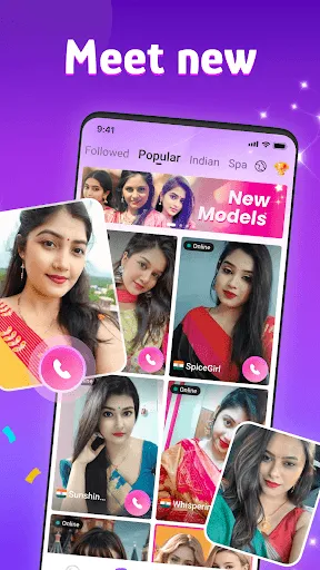 Скриншот 2 — Chatme - Video Chat& Meeting