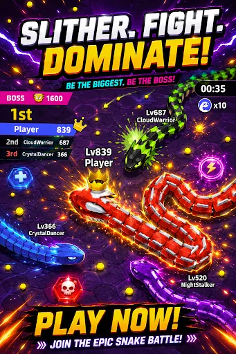 Скриншот 2 — Crazy Snake King
