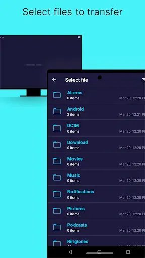 Скриншот 2 — Send files to TV