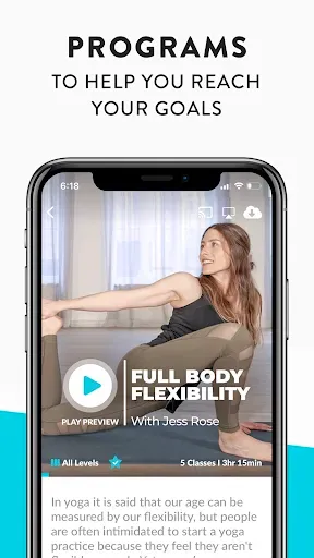Скриншот 4 — YouAligned - Home Yoga Classes