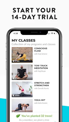 Скриншот 5 — YouAligned - Home Yoga Classes