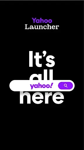 Скриншот 1 — Yahoo Launcher