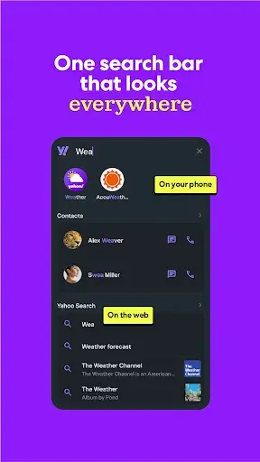 Скриншот 2 — Yahoo Launcher