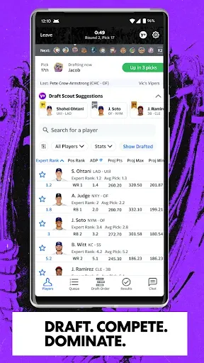 Скриншот 2 — Yahoo Fantasy Sports: NBA, MLB