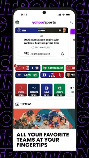 Скриншот 1 — Yahoo Sports: Scores and News