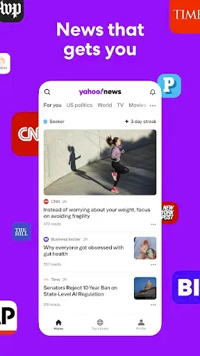 Скриншот 1 — Yahoo News: Daily News For You
