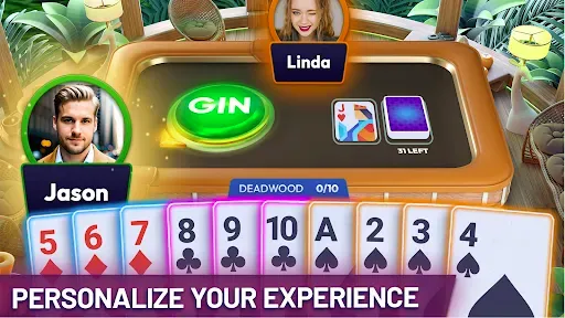 Скриншот 2 — Gin Rummy Masters: Card Game