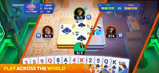 Скриншот 1 — Spades Masters - Card Game