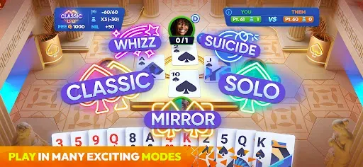 Скриншот 2 — Spades Masters - Card Game