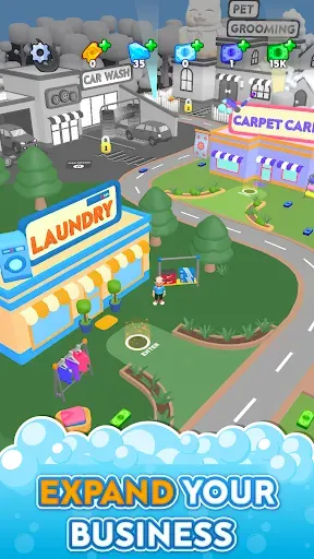 Скриншот 7 — Laundry Rush - Idle Game