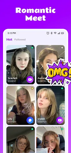 Скриншот 1 — Luna Live: Video Chat