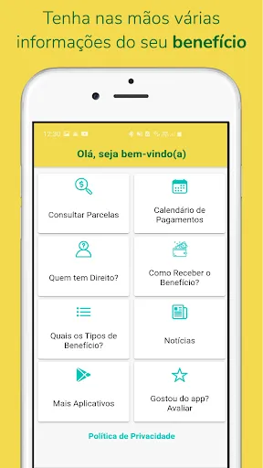 Скриншот 1 — Consulta Benefício e Pagamento