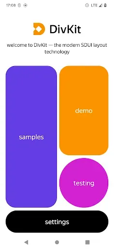 Скриншот 1 — DivKit Playground