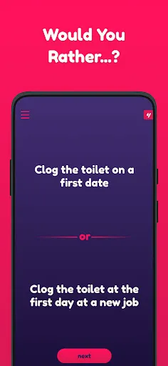 Скриншот 1 — Would You Rather: Party Game