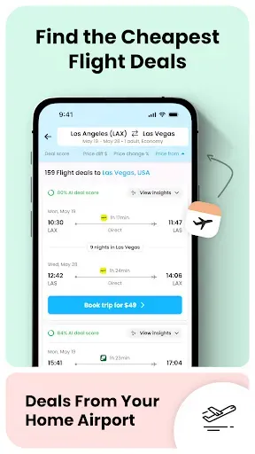 Скриншот 2 — RatePunk: Cheap Flights