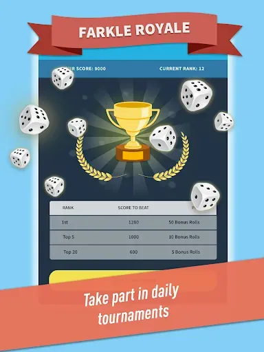 Скриншот 8 — Farkle Friends! Dice Game