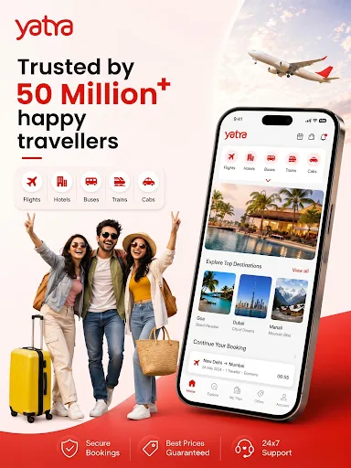 Скриншот 7 — Yatra - Flights, Hotels, Bus