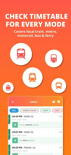 Скриншот 2 — YATRI: Mumbai Local & Metro