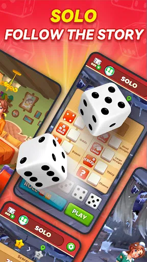 Скриншот 6 — Yatzy GO! Classic Dice Game