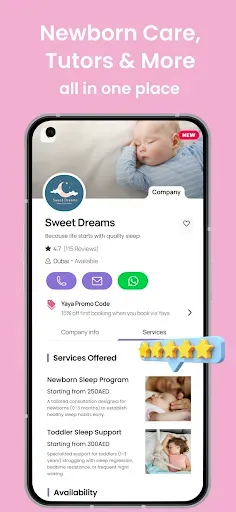 Скриншот 3 — Yaya – Find Nannies & Maids