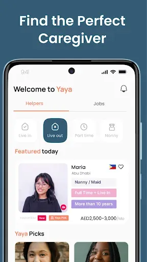Скриншот 8 — Yaya – Find Nannies & Maids