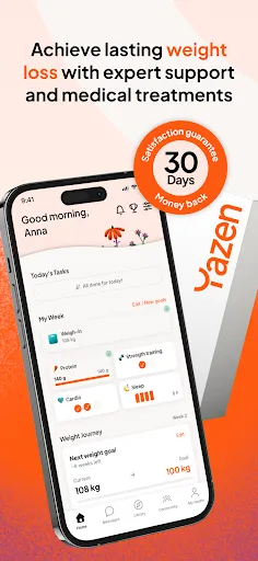 Скриншот 1 — Yazen: medical weight loss
