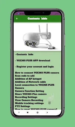 Скриншот 4 — Ycc365 Plus IP Camera Guide