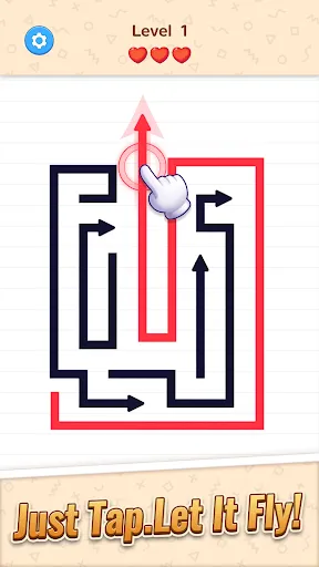 Скриншот 2 — Arrow Way: Tap Away Puzzle