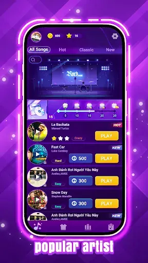 Скриншот 1 — Beat Tiles 2: Piano Master