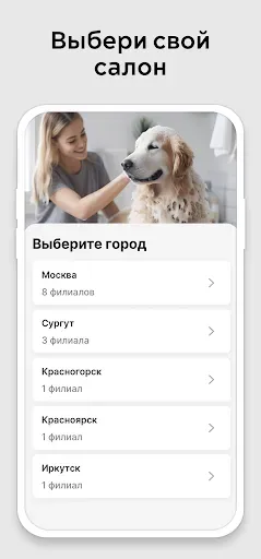 Скриншот 2 — МИЛОРД сеть груминг-салонов