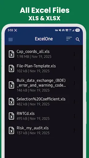 Скриншот 1 — Excel One