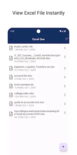 Скриншот 6 — Excel One