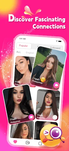 Скриншот 2 — iYeah - Live Video Chat