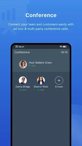Скриншот 2 — Yeastar Linkus Mobile Client