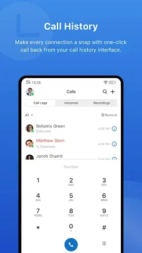Скриншот 5 — Yeastar Linkus Mobile Client
