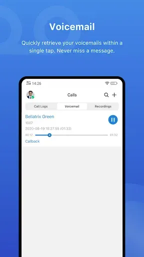 Скриншот 6 — Yeastar Linkus Mobile Client