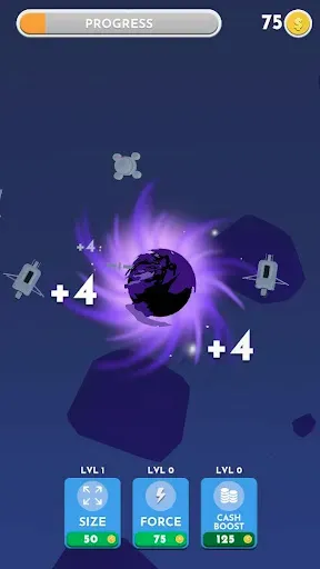 Скриншот 1 — Idle Black Hole