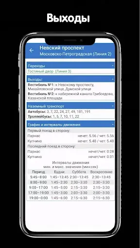 Скриншот 6 — Санкт-Петербург карта метро