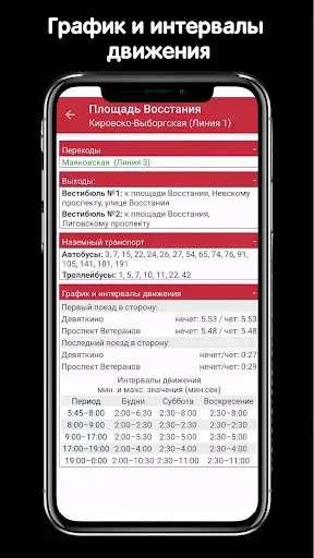 Скриншот 7 — Санкт-Петербург карта метро
