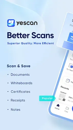 Скриншот 8 — yescan - PDF OCR Scanner
