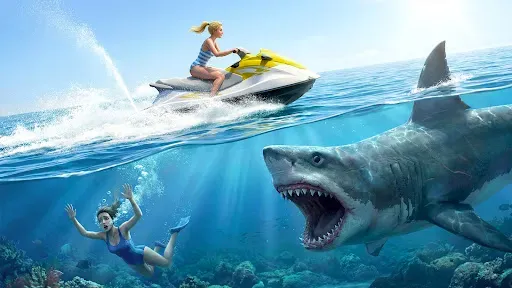 Скриншот 4 — I Am Shark Simulator Game