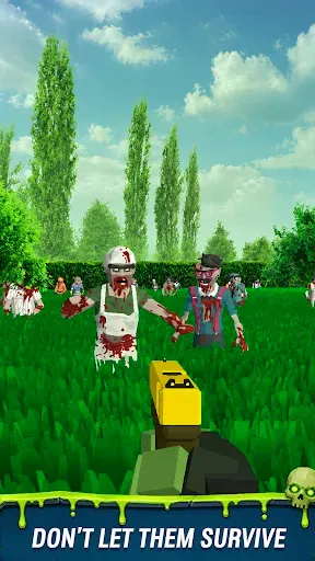 Скриншот 1 — Zombie Survival Zone Gun Shoot