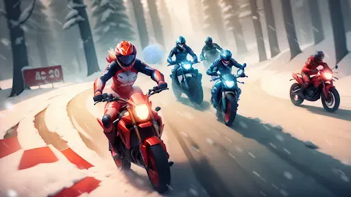 Скриншот 3 — Motocross Bike Racing Game