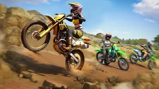 Скриншот 4 — Motocross Bike Racing Game