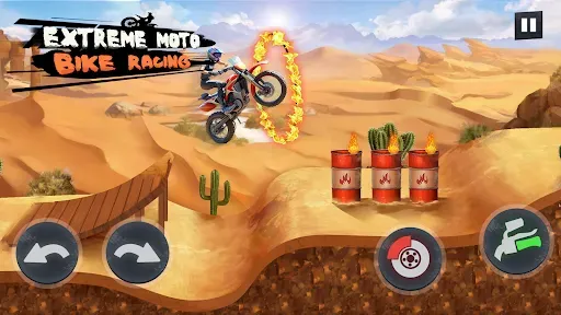 Скриншот 1 — Extreme Moto Bike Racing