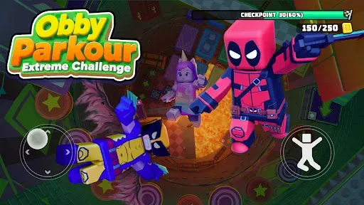 Скриншот 2 — Obby Parkour Extreme Challenge