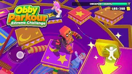 Скриншот 4 — Obby Parkour Extreme Challenge