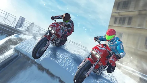 Скриншот 3 — Stunt Motorcycle Racing Game