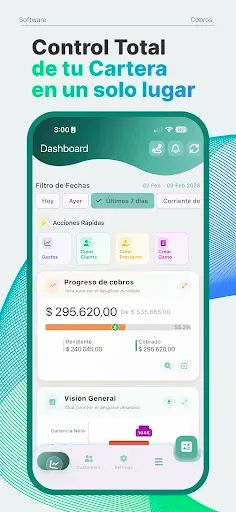 Скриншот 1 — CobrApp: Cobranza y Cartera