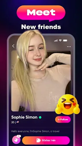 Скриншот 3 — Yikop - Video Chat，Share